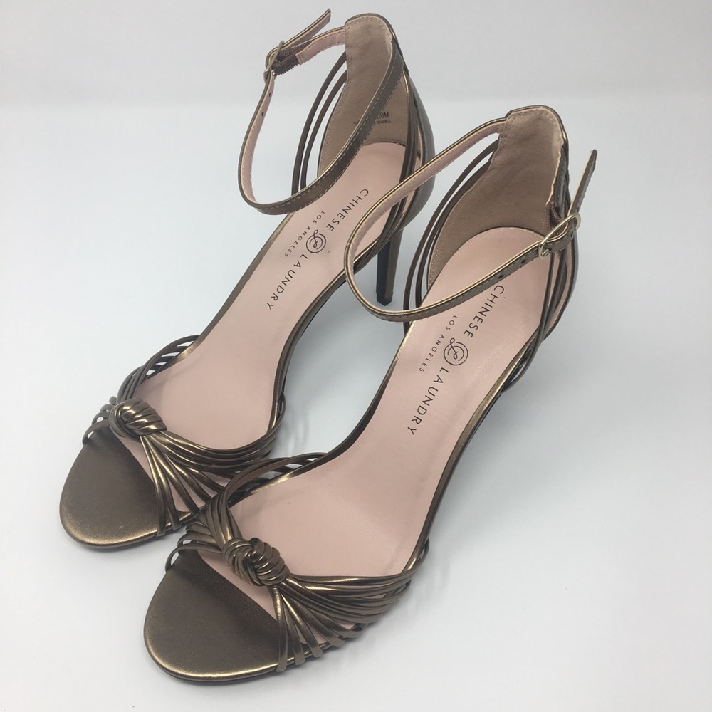 Chinese Laundry Bronze Heel Sandals Various Sizes